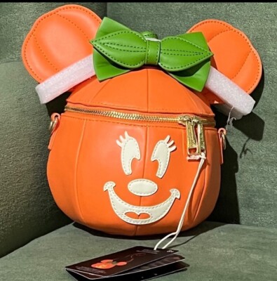 Disney Loungefly Minnie Jack-O-Lantern Pumpkin Glow in the dark