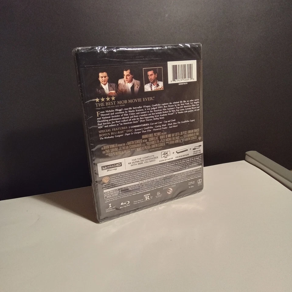 GOODFELLAS (4K UHD) + (BLU-RAY) (REGION FREE) (BRAND NEW & SEALED) - image 2 of 2