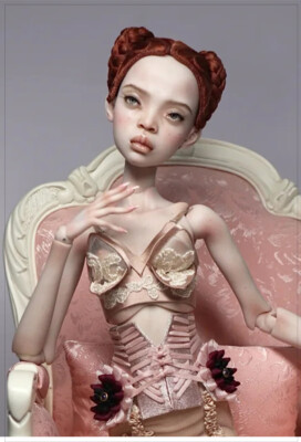 1/4 BJD Doll Handmade Popovie Sisters Owl Faceup Eyes Female Body Girl Resin Toy