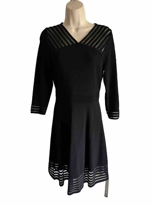 calvin klein mesh panel fit and flare dress NWT Calvin Klein Dress Size 20 W Mesh Panel Fit & Flare Dress Cream