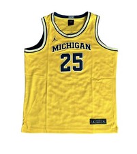 Jordan Michigan Wolverines Elite Basketball Jersey 25 CN2889-728 Mens XL