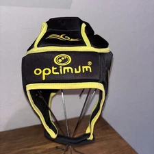 OPTIMUM TRIBAL Rugby Head-guard Adult Large - Black Green IRB NEVER WORN