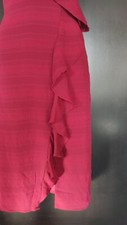 Oasis Hot Pink Wrap Dress UK 10 Strappy Summer Occasion Midi NWT