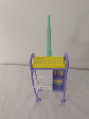 Barbie Doll Purple Baby Changing Table Station Nursery Mattel 2016 | eBay