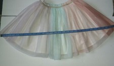 Carter's Girls Size 7 Mesh Skirt Multicolor 