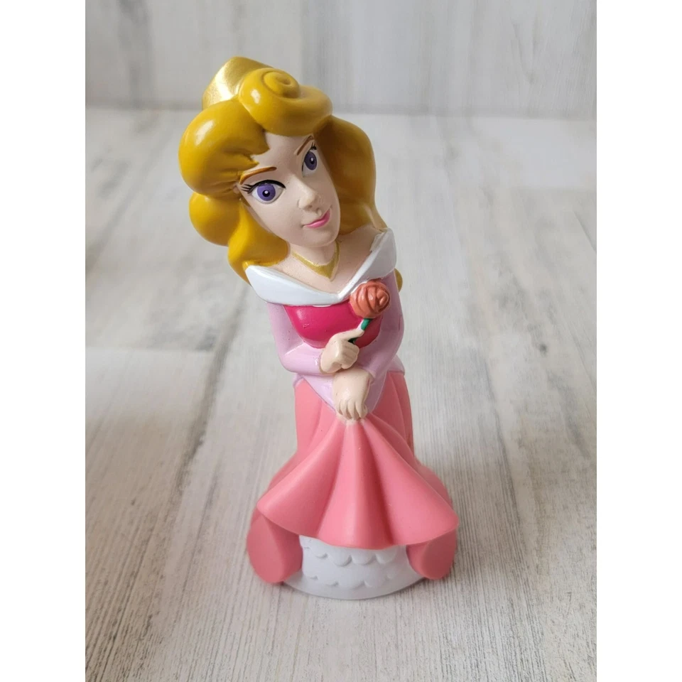 Disney Juguete de Baño Bella Durmiente Aurora Princesa Juguete Figura Rosa Foto 2 de 4