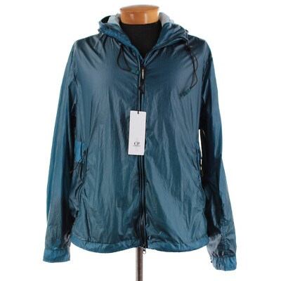 C.P. (CP) Company NWT CS II Polyamide Hooded Jacket Size 52 (L US) In Solid Blue