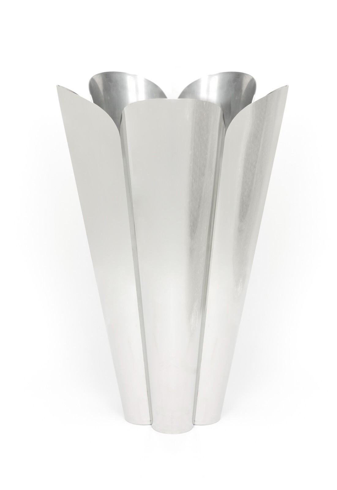 From The Anvil 51321 Polished Marine SS (316) 40cm Flora Pot (Drainage holes)