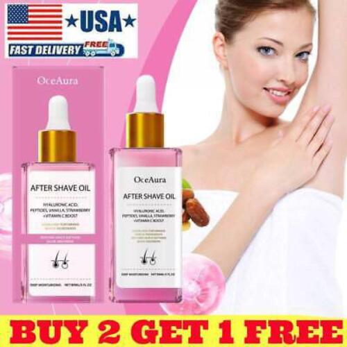 Strawberry Vanilla After Shave Oil for Smooth Skin Post Shave 90ml