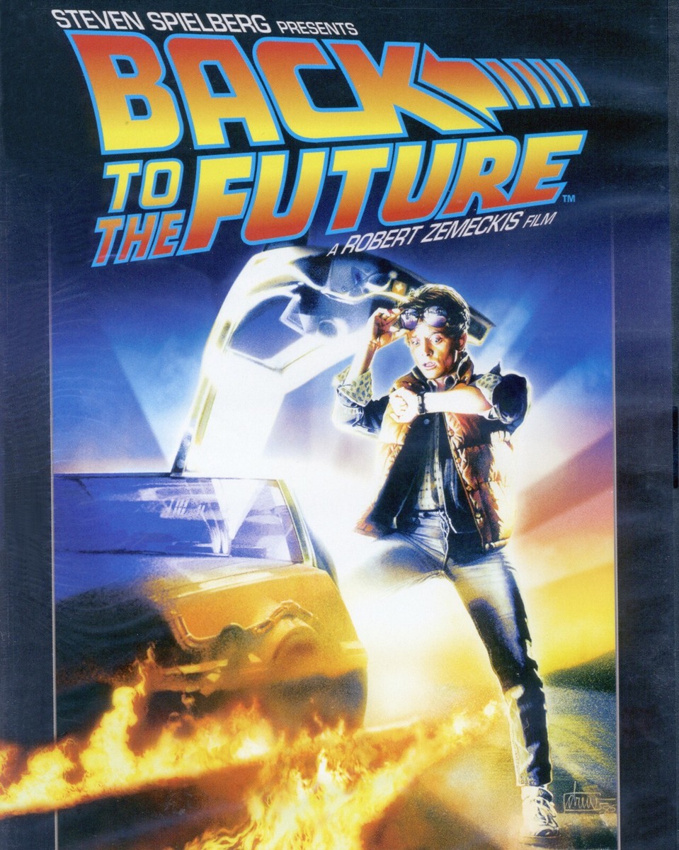 Back to the Future 1985 PG sci-fi adventure movie, new DVD Michael