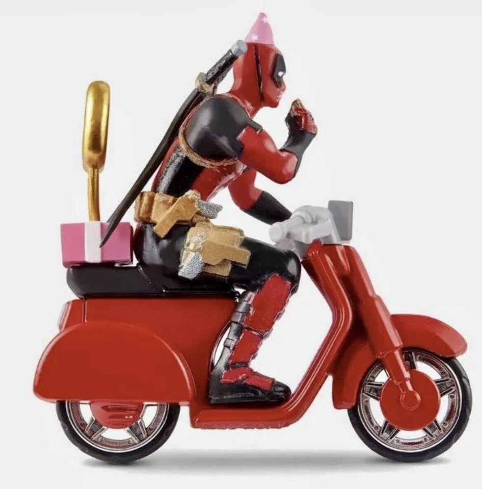 Hot Wheels Marvel Deadpool Birthday Scooter SDCC Exclusive 2021 New in Box - Image 3 of 4