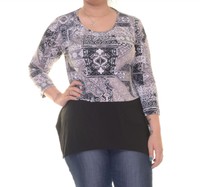 Style & Co. Women's Blissful Patch Top Size M on sale Style & Co. Women's Blissful Patch Top Size M on sale