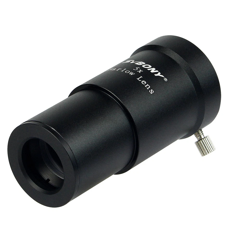 Lente SVBONY 1,25” (31,7mm) 5X Metal Barlow para telescópio de astronomia F9102A - Imagem 3 de 4