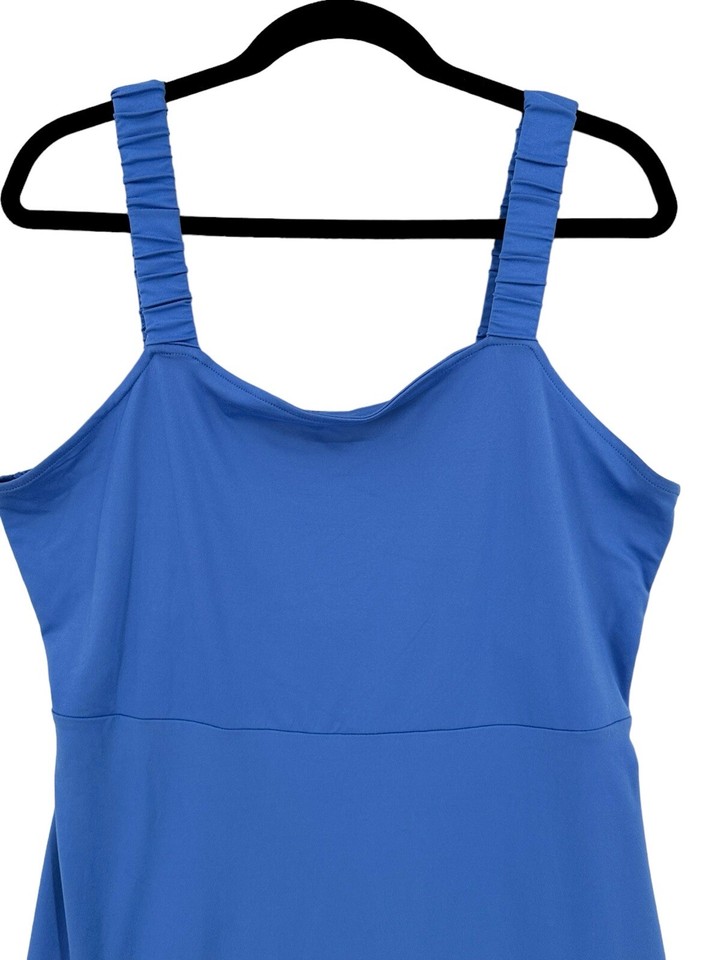 Women's So summer dress Blue shift sleeveless straps size XXL eBay