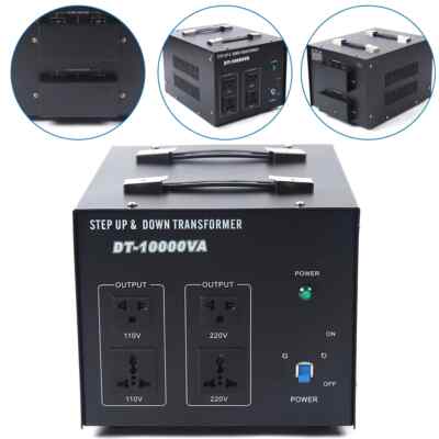 Voltage Converter AC Power Supply One-touch Start Lift Transformer Equipment