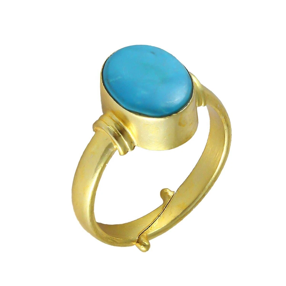 Firoza gemstone ring deals
