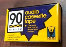 New Audio Cassette Tape 90 Minute Blank Media Conductor Series Sealed