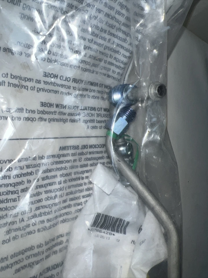 Conjunto de manguera de línea de presión de dirección asistida Gates 366510 Foto 4 de 4