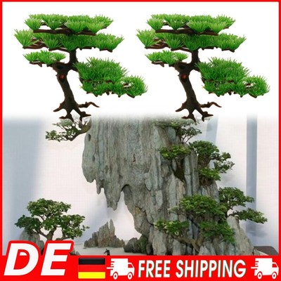 Kunststoff-Kiefernbaum-Ornament, DIY-Baum, künstliches Dekor für die Aquarium-La