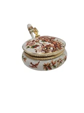 Vintage Porcelain Decorative Golden Silent Butler Ash Crumb Catcher Handmade Jap