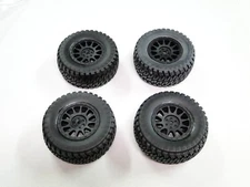 NEW ASSOCIATED Wheels & Tires Set 12mm Hex PROSC10 DB10 TROPHY RAT AX18