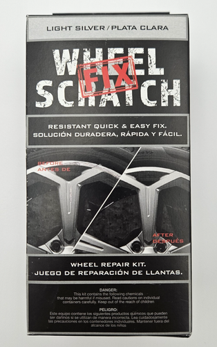 Touch Up Paint Kit Car Wheel Scratch Repair Kit Paint Pen Rim - Light Silver