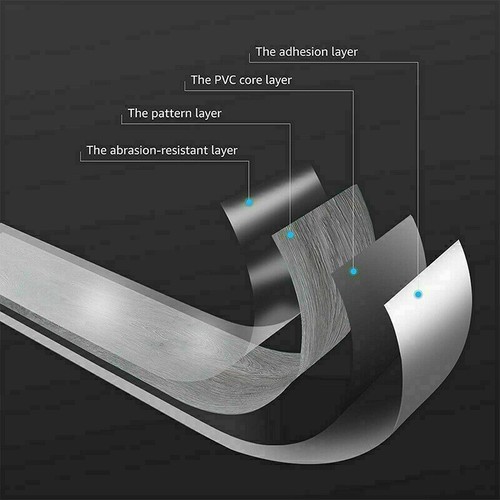 Self Adhesive Floor Planks Sticky Tiles PVC Vinyl Wood Flooring Kitchen