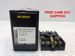 M System M Unit Input Math Function Module Jf 00 D 5 X Item B4 Ebay