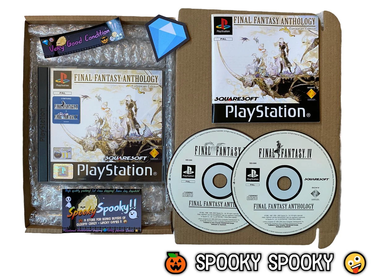 Final Fantasy Anthology (FF IV & FF V) Sur PS1 - PAL - Édition Promo Presse - 1999