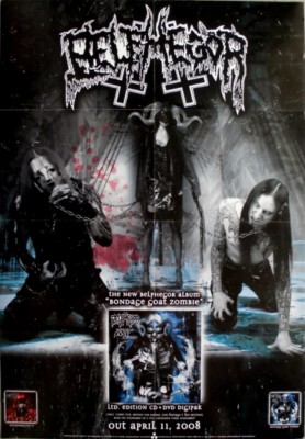 BELPHEGOR - 2008 - Promotion - Death Metal - Bondage Goat Zombie - Poster