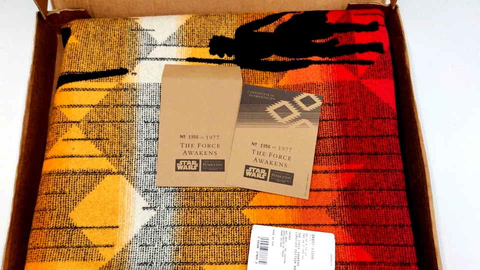 Pendleton Limited Edition Star Wars Blanket New W/ Tags and Original Box + COA! - Image 2 of 4