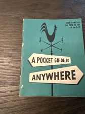 Vintage 1956 A Pocket Guide To ANYWHERE US Army Air Force DOD Booklet