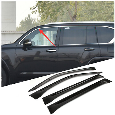 Window Rain Guards Visor Rain Guard Wind Deflectors Für Lexus LX600