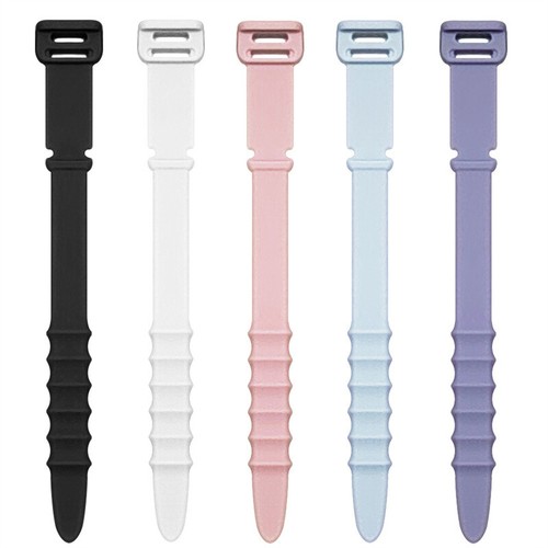 20PCS Silicone Wire Ties With Multiple Snaps For Reusable Storage And Cable Ties - Photo 2/8