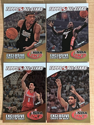 2006-07 Topps Basketball 2K7 Complete Your Set #1-12 You Pick!