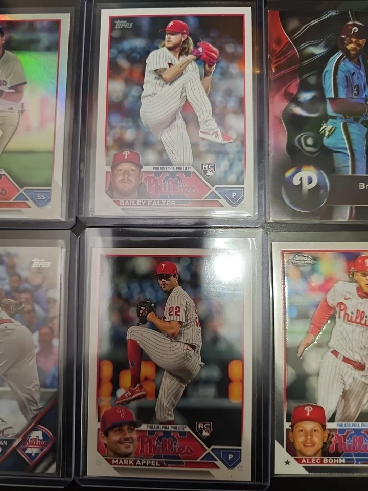 Lot Of 8 Philadelphia Phillies Zack Wheeler Trea Turner ... - Image 4 of 4