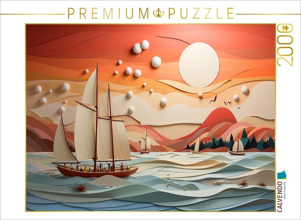 Calvendo Puzzle A Motif From The Calendar Paper Art | 2000 Pieces, Finished Size-image