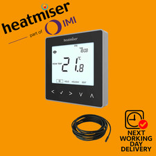 HEATMISER NEOSTAT-E V2 ELECTRIC FLOOR HEATING THERMOSTAT *BLACK*