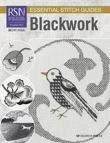 RSN Essential Stitch Guides: Blackwork: Large Format by Becky Hogg PAPERBACK - Image 2