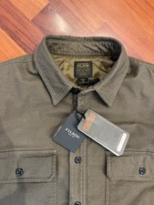 Bomber donna Filson leggero verde oliva nuovo con etichette prezzo al dettaglio