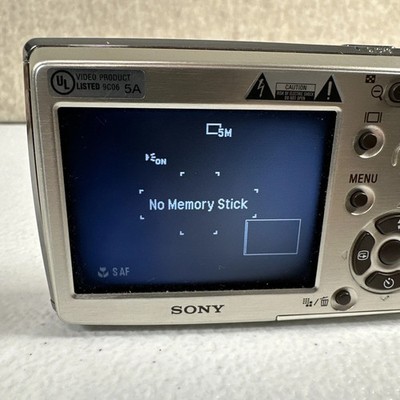 Sony Cyber-shot DSC-T33 5.1MP Digital Camera - Silver for sale