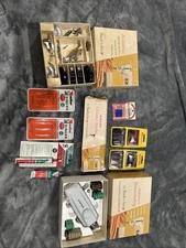 Lot of Singer Sewing Machine Attachments & Buttonholer Circular Stitcher Needles