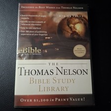 The Thomas Nelson Bible Study Library CD-Rom, 2006 eBible 2 Discs Complete