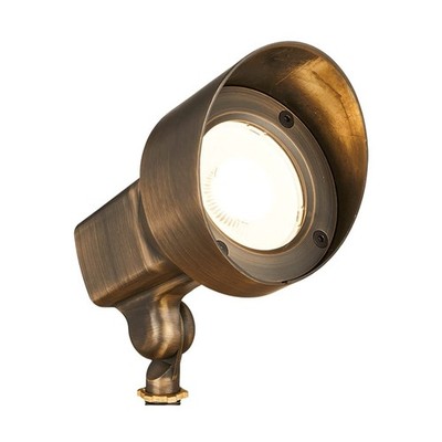 VOLT 120V 18W 4000K Integrated LED Brass Spotlight (1550 Lumens) for Landscap...