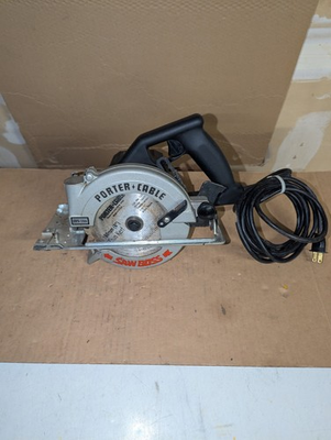#ad Porter Cable Model 345 Heavy Duty SawBoss 6” Circular Saw $75.00