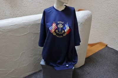 #Sweatshirt m. Sailing-Stickerei, Gr. XL, #dunkelblau, #Kurzarm, #Trigema