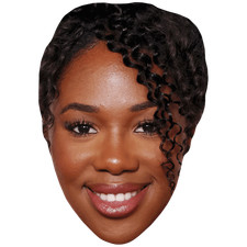 Channique Sterling-Brown (Smile) Celebrity Mask, Flat Card Face