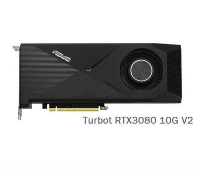 ASUS NVIDIA TURBO RTX 3080 10GB V2 GDDR6X GPU PCIe 4.0 x16 Graphics Card