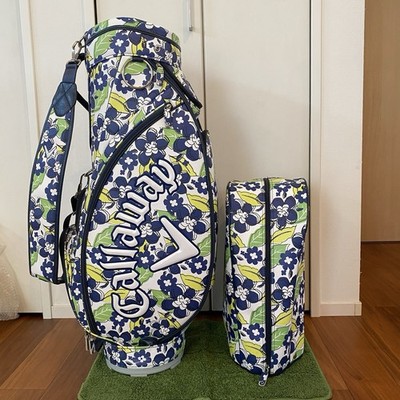 Callaway floral print ladies' cart bag golf carry caddy bag rare