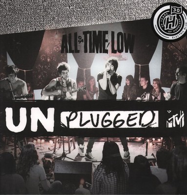 All Time Low Mtv Unplugged LP Vinyl Europe Hopeless 2024 Limited electric blue